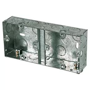 galvanised steel box tube|screwfix back boxes metal.